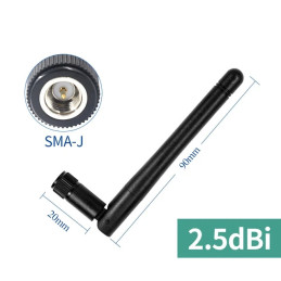 Antenne TX868-JK-11 868MHz 2.5dBi SMA-J omnidirectionnelle