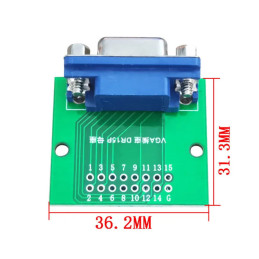 Breakout board VGA avec connecteur DB15
