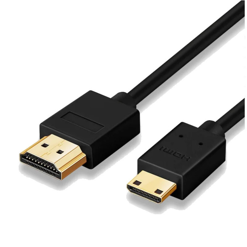 Câble HDMI avec terminaison mini HDMI 1m