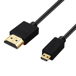 Câble HDMI avec terminaison micro HDMI 1m