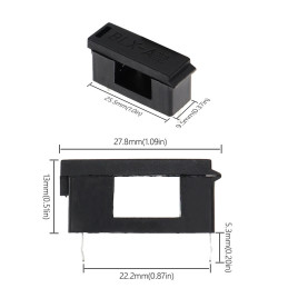Lot de 10 porte-fusibles BLX-A 5*20MM