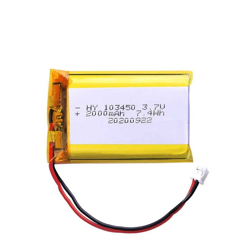 Batterie LiPo 103450 3.7V 2000mAh