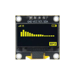 Ecran OLED 0.96 Pouces 128x64 - Jaune