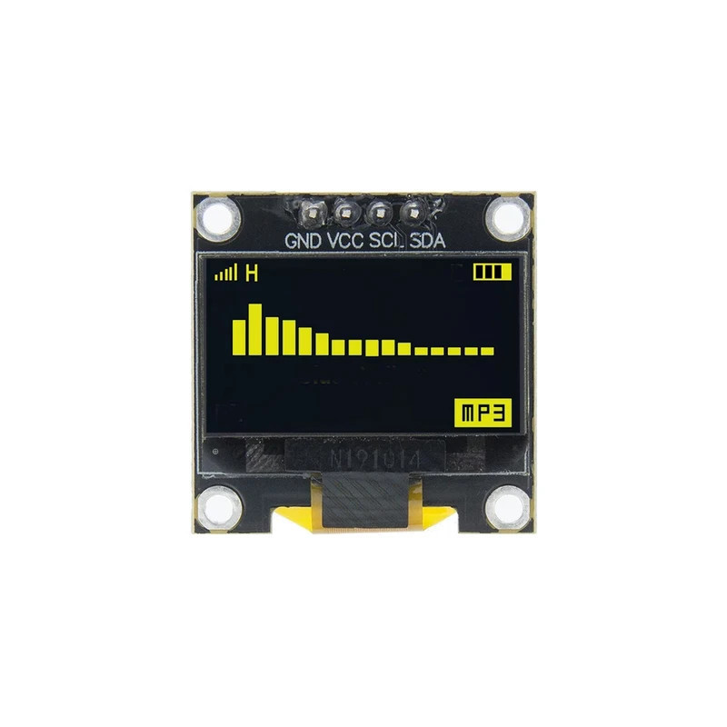 Ecran OLED 0.96 Pouces 128x64 - Jaune