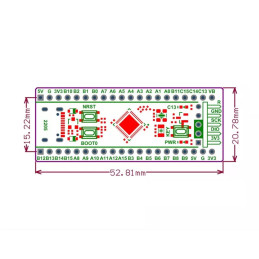 Carte de développement STM32F411CEU6 ARM STM32 blackpill