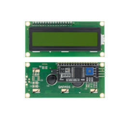 Écran LCD 1602 I2C de couleur verte