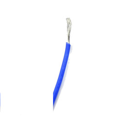 Bobine 5m de câble bleu multibrin 24 AWG