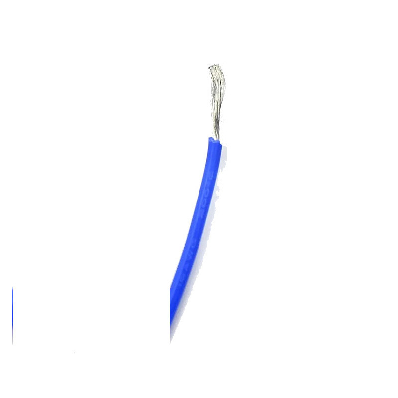 Bobine 5m de câble bleu multibrin 24 AWG