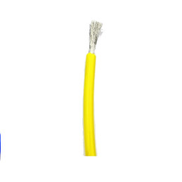 Bobine 5m de câble jaune multibrin 24 AWG