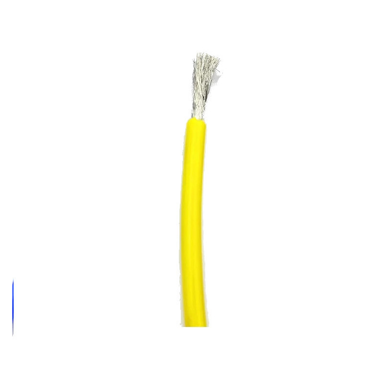 Bobine 5m de câble jaune multibrin 24 AWG
