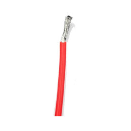 Bobine 5m de câble rouge multibrin 24 AWG