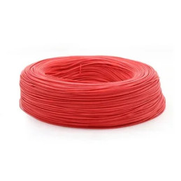 Bobine 5m de câble rouge multibrin 24 AWG
