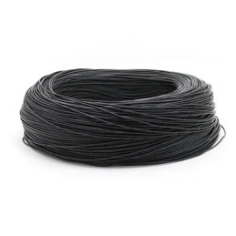 Bobine 5m de câble noir multibrin 24 AWG