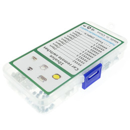 Lot de 250 boutons poussoirs CMS à tailles et formats multiples