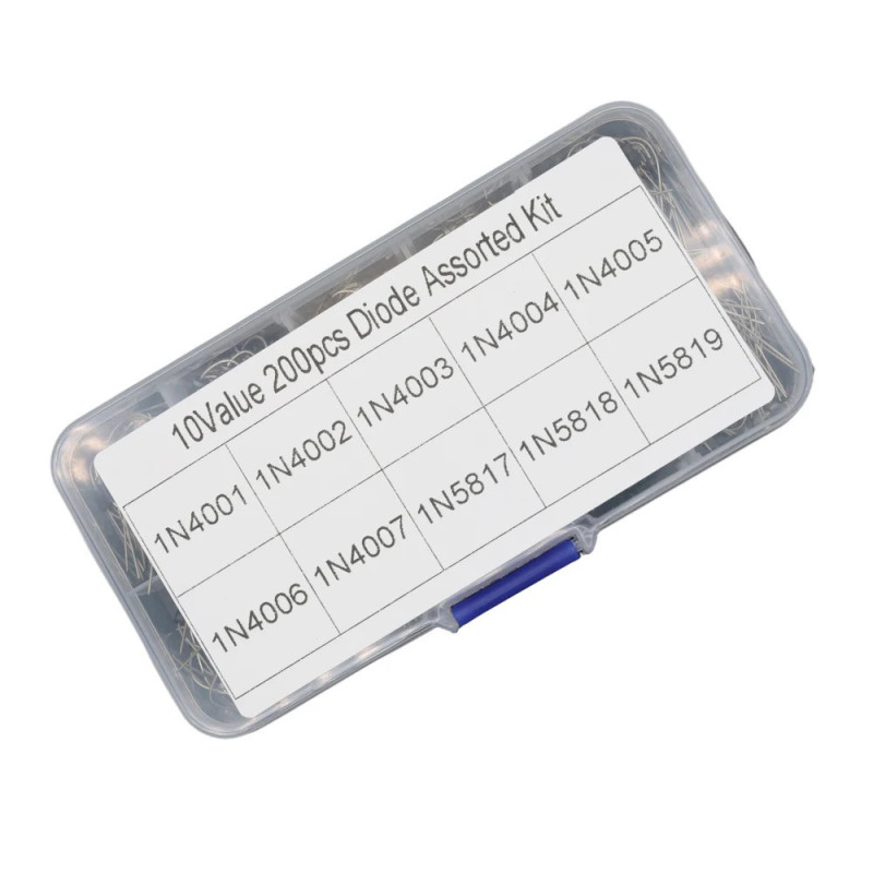 Lot 200 diodes de redressement 1N400X/1N581X