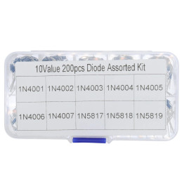 Lot 200 diodes de redressement 1N400X/1N581X