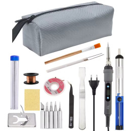 Trousse de prototypage avec fer à souder 80W et accessoires