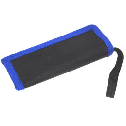 Lot de 10 pinces brucelles ESD en acier inoxydable avec trousse en tissu