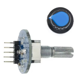 Module encodeur rotatif avec capuchon rond