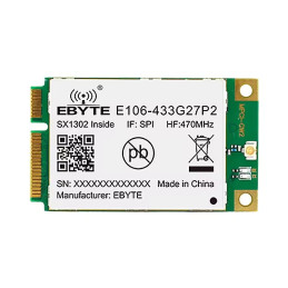 Module Gateway LoRaWan SX1302 433MHz E106-433G27P2