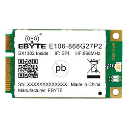 Module Gateway LoRaWan SX1302 866MHz E106-868G27P2