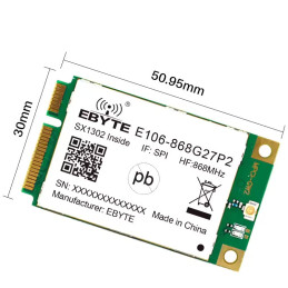 Module Gateway LoRaWan SX1302 866MHz E106-868G27P2