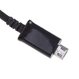Câble USB avec terminaison Micro USB 1m
