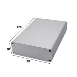 Boîtier profilé en aluminium 120x88x30mm pour projet électronique
