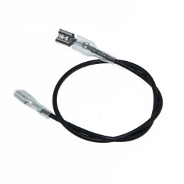 Lot de 10 câbles noirs 18 AWG avec cosses Faston 2.8 mm