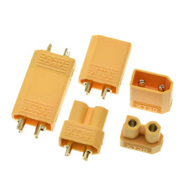 Lot Connecteurs XT30 Mâle et Femelle pour Batterie LiPo