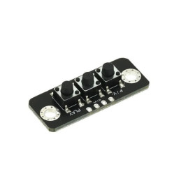 Module 3 Boutons Poussoirs Indépendants