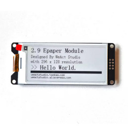 Écran E-Paper 2.9 pouces Noir sur Blanc – Interface SPI