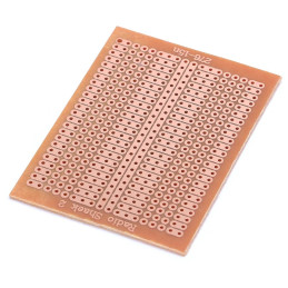 Plaquette de prototypage bakélite 5 x 7 cm – Style breadboard