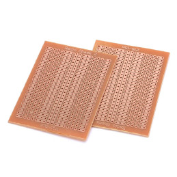 Plaquette de prototypage bakélite 5 x 7 cm – Style breadboard