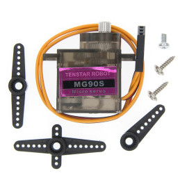Servomoteur 9G MG90S à engrenages métalliques
