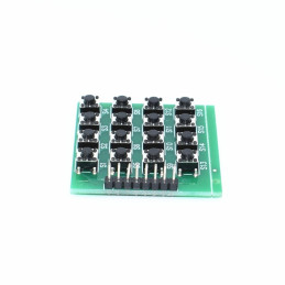 Matrice de 16 boutons poussoirs 4x4