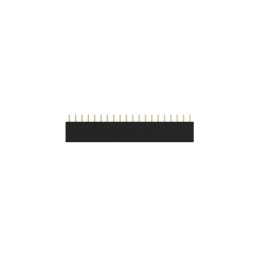 Connecteur femelle droit 20 broches au pas de 2.54mm