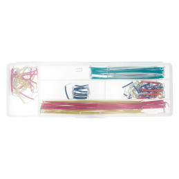 Lot de 140 câbles 22 AWG de tailles et de couleurs multiples pour prototypage
