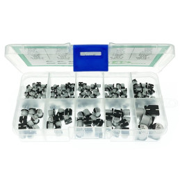 Assortiment de 145 condensateurs électrolytiques CMS