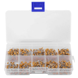 Assortiment de 300 condensateurs céramiques traversants multicouches
