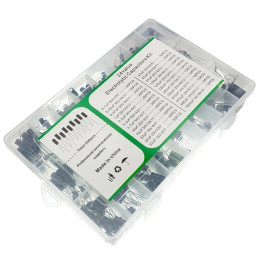 Assortiment de 500 condensateurs électrolytiques traversants