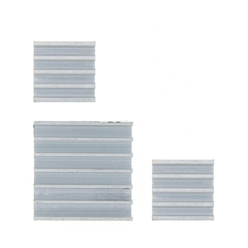 Lots de 3 dissipateurs thermiques en aluminium