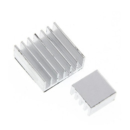 Lots de 3 dissipateurs thermiques en aluminium
