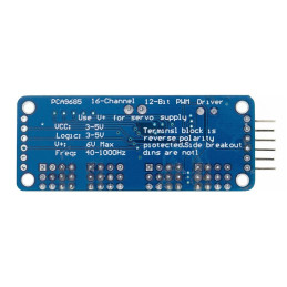 Module PCA9685 16 voies PWM 12 bits contrôlable par I2C