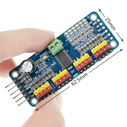 Module PCA9685 16 voies PWM 12 bits contrôlable par I2C