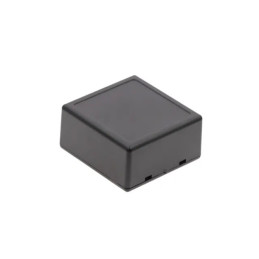 Boitier plastique noir pour prototypage électronique 58x56x28mm