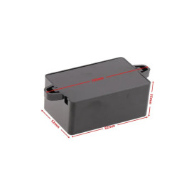 Boitier plastique noir pour prototypage électronique 82x52x35mm