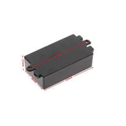 Boitier plastique noir pour prototypage électronique 65x38x21mm