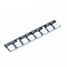 Module barrette 8 leds adressables WS2812