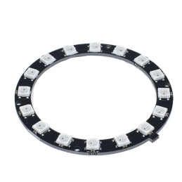 Module 16 leds adressables WS2812 en anneau 68mm